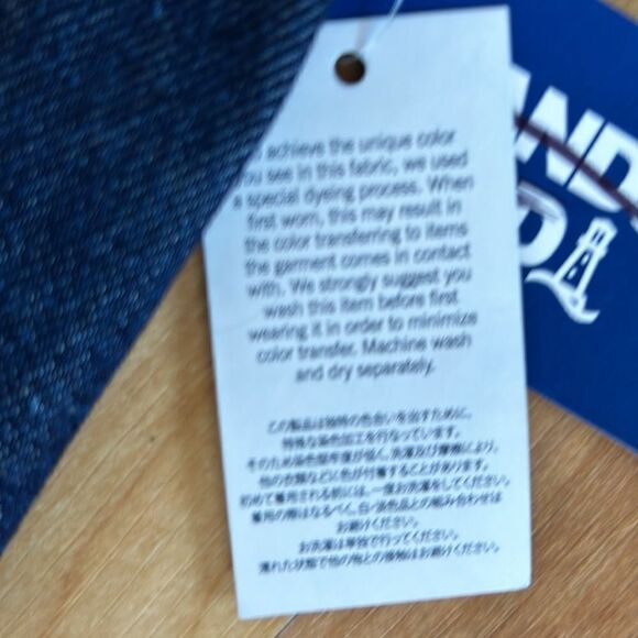 Land's End High Rise Straight Cropped 27" inseam Stretch Straight Jeans 12P - Picture 4 of 13